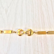Vintage Gold Tone Monet Necklace | Monet Jewelry | Vintage Necklace | Gold Tone Jewelry | Gold Link Necklace | Holiday Gift Idea |