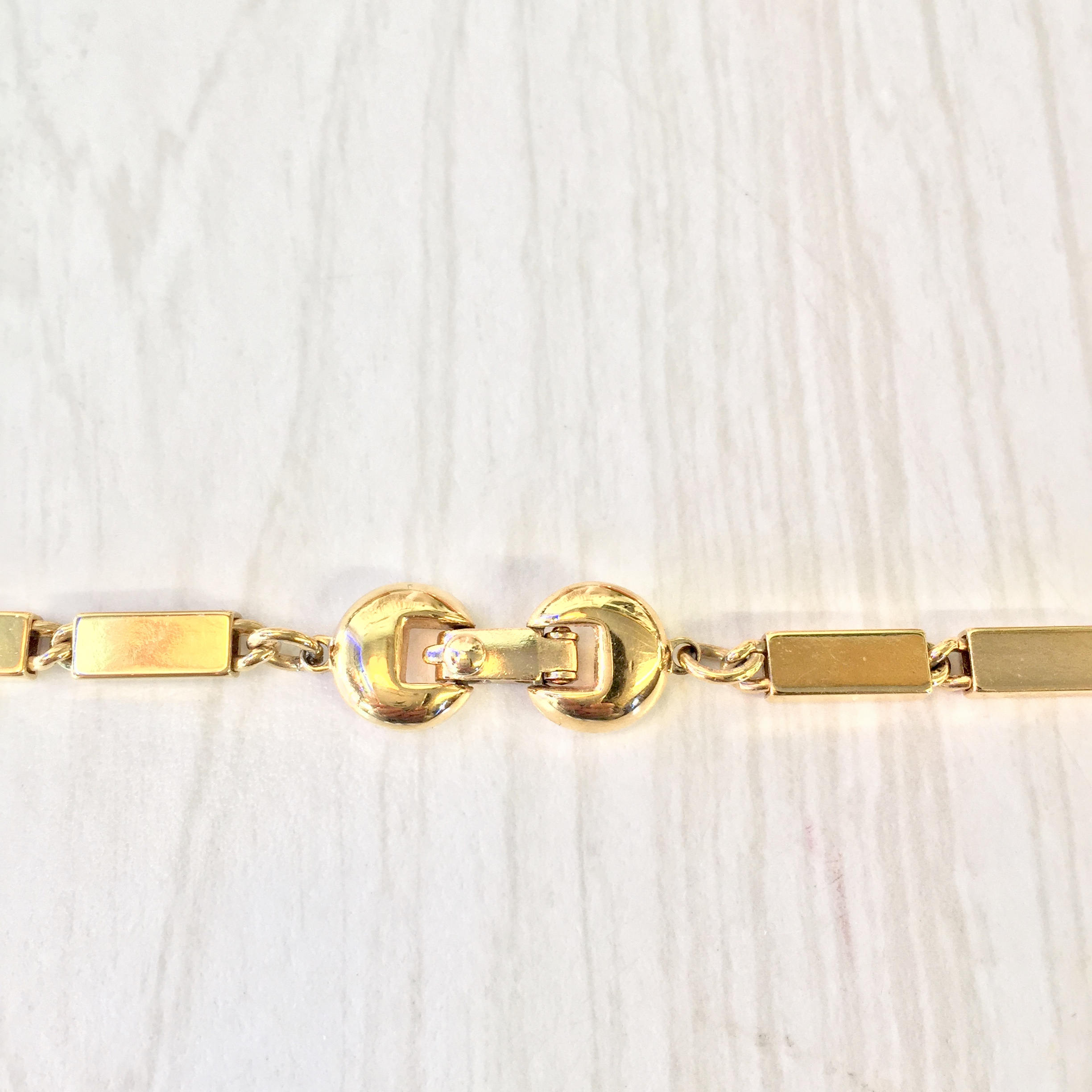 Vintage Gold Tone Monet Necklace | Monet Jewelry | Vintage Necklace | Gold Tone Jewelry | Gold Link Necklace | Holiday Gift Idea |