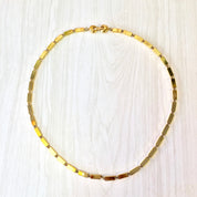 Vintage Gold Tone Monet Necklace | Monet Jewelry | Vintage Necklace | Gold Tone Jewelry | Gold Link Necklace | Holiday Gift Idea |