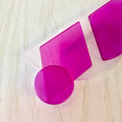 Vintage Plastic Pin in Abstract Design | Pink Pin | Abstract Pin | 80's Fashion | 80s Style | Large Brooch | Costume Jewelry | Holiday Gift