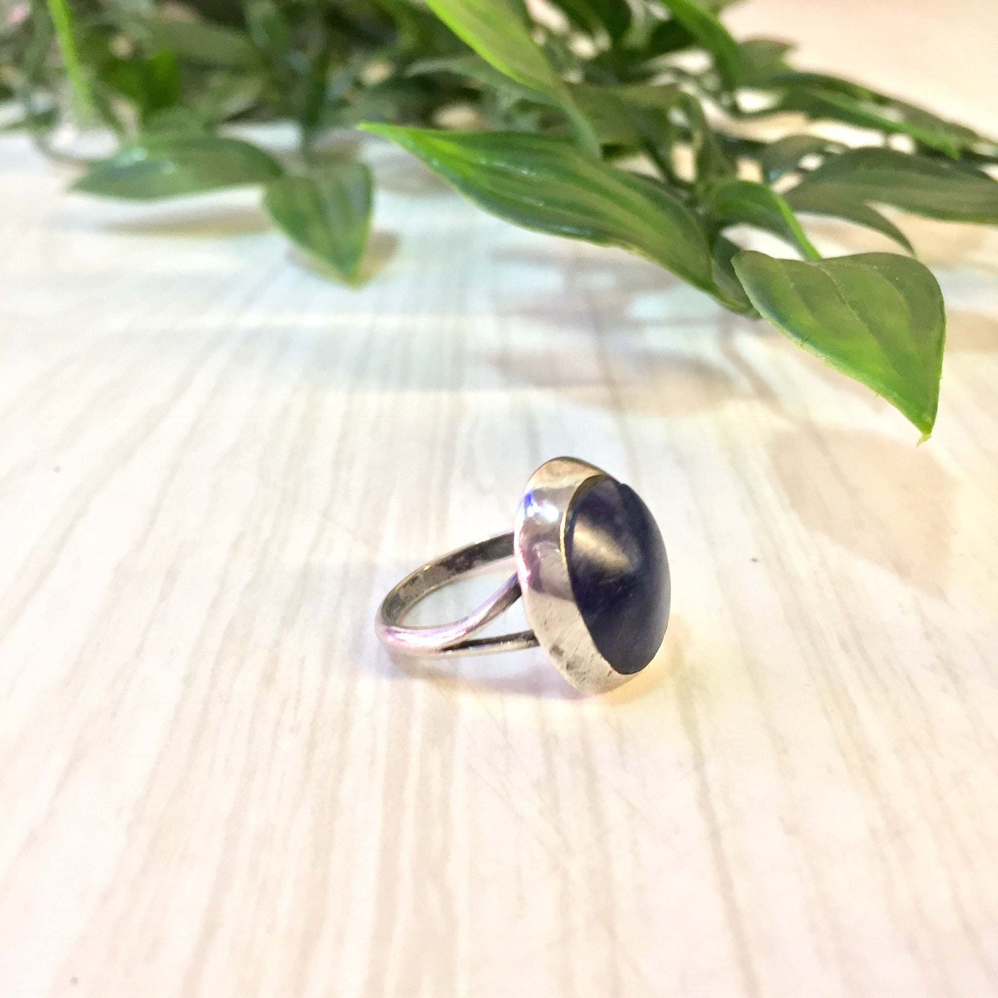 Blue Lapis Ring | Vintage Ring | Vintage Jewelry | Sterling Silver | Silver Ring | Blue Stone | Blue Lapis | Lapis Jewelry | Sterling Ring