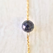 Vintage 14 Karat Gold and Black Onyx Necklace | 14K Yellow Gold | Vintage Gold Jewelry | Gold and Black | Cut Black Onyx | Vintage Necklace