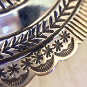 Concho Belt Buckle | Silver Concho | Belt Buckle | Vintage Concho | Sterling Silver | Blue Lapis | Green | Concho Belt | Navajo Buckle