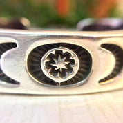 Vintage Hopi Cuff | Silver Cuff Bracelet | Hopi Jewelry | Sun | Moon | Stars | Stamped Cuff | Rare Hopi Cuff | Vintage Jewelry | Gift Idea