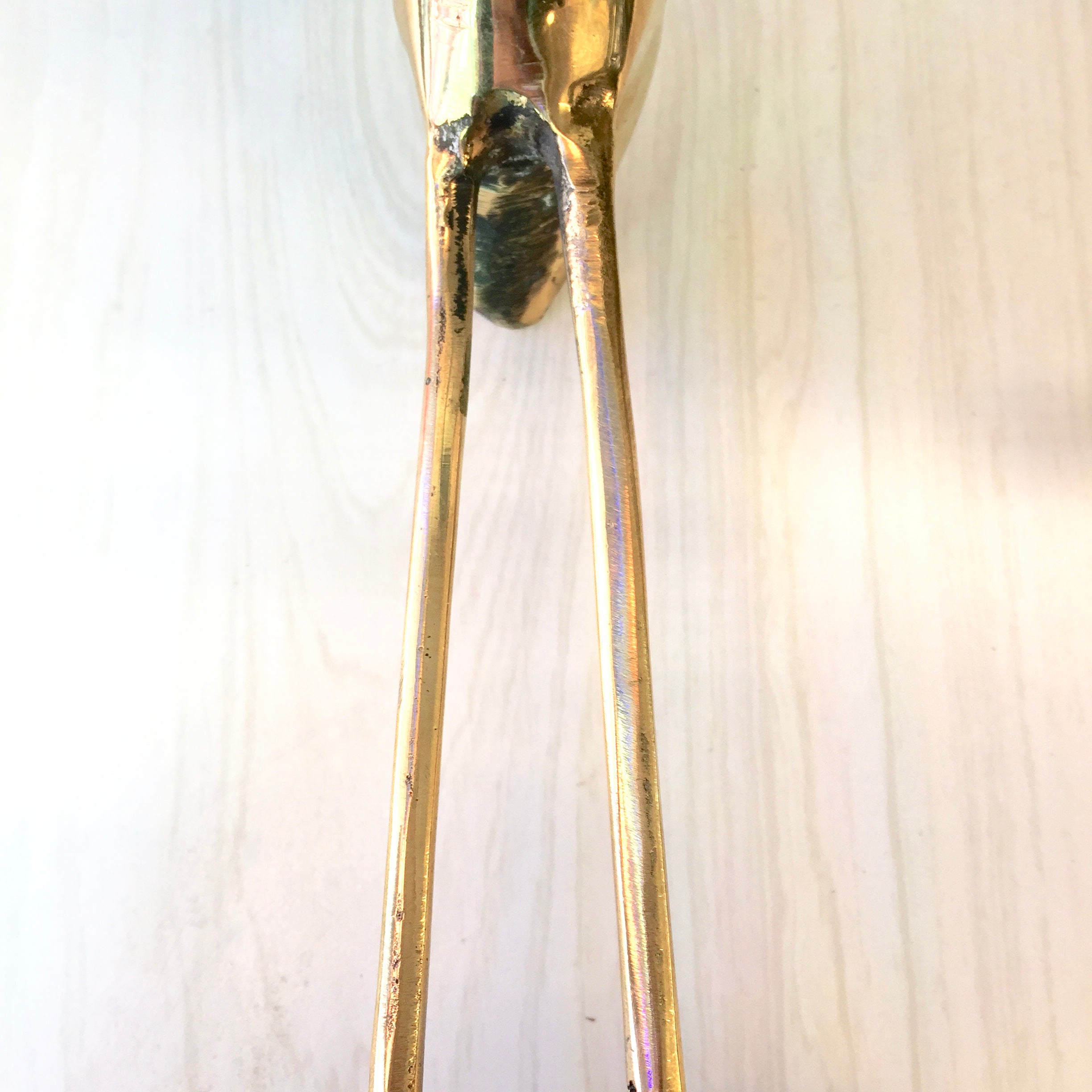 Vintage Brass Crane Statue | Midcentury Modern Brass Bird Statue | Brass Bird Figurine | MCM Home Decor | Brass Heron | Brass Bird | Gift