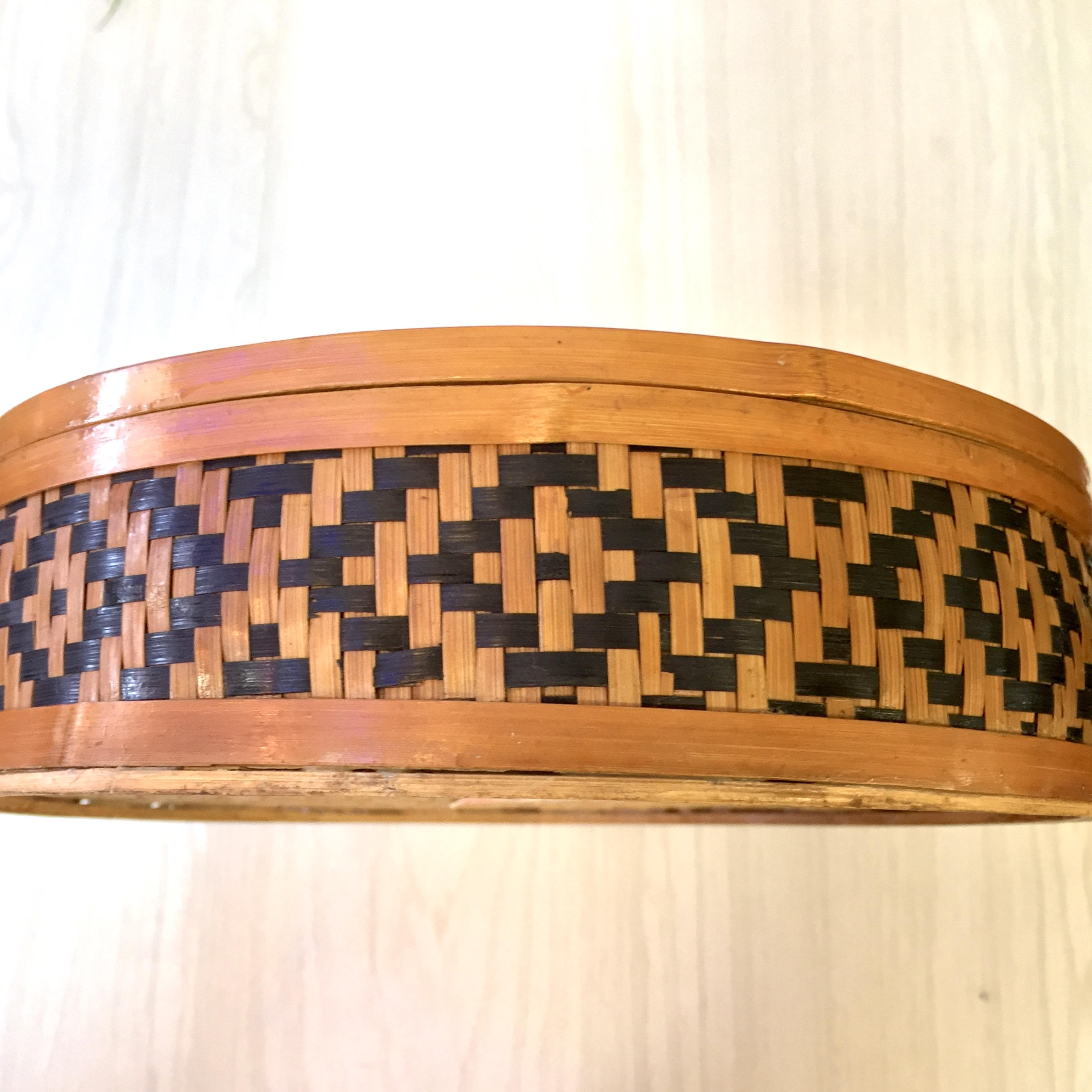 Vintage Chinese Steamer | Dumpling Steamer | Rice Steamer | Woven Basket | Woven Bamboo | Steam Box | Woven Steamer | Rustic Decor | Gift