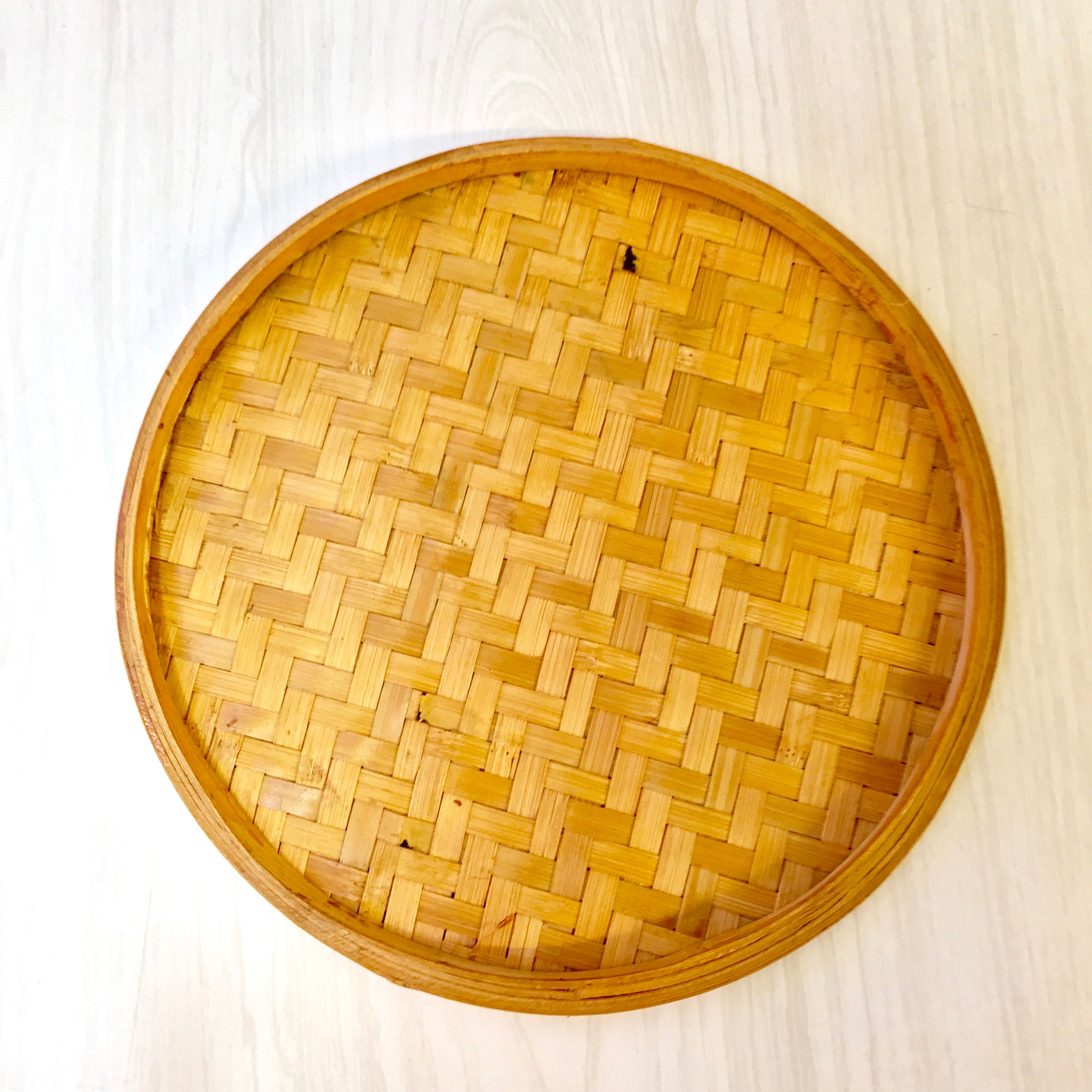 Vintage Chinese Steamer | Dumpling Steamer | Rice Steamer | Woven Basket | Woven Bamboo | Steam Box | Woven Steamer | Rustic Decor | Gift