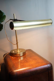 Vintage Brass Table Lamp | Brass Desk Lamp | Midcentury Modern Lamp | Brass Lamp | MCM Home Decor | MCM | Vintage Home Decor |