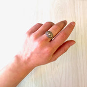 Vintage Sterling Silver Ring | Tribal Design | Silver Ring | Sterling Silver | Vintage Jewelry | Tribal Jewelry | Gift Idea | Simple Ring