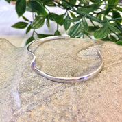 Vintage Sterling Silver Cuff Bracelet, Minimalist Jewelry, Vintage Jewelry, Simple Bracelet, Minimal, Twist Bracelet, Elegant