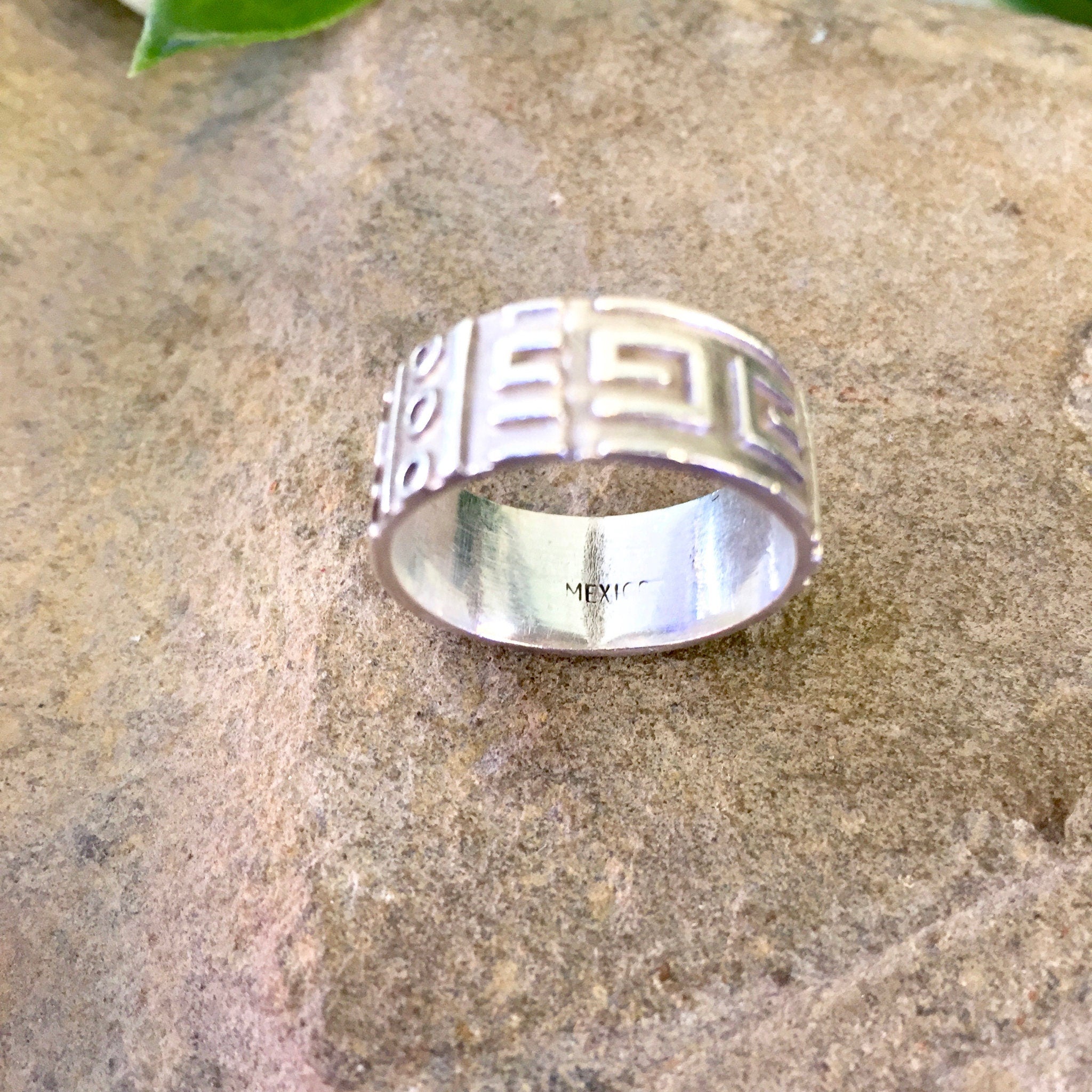 Vintage Silver Ring, Vintage Jewelry, Sterling Silver, Band, Tribal Jewelry, Geometric, Mexican Jewelry, Mother's Day Gift, 925