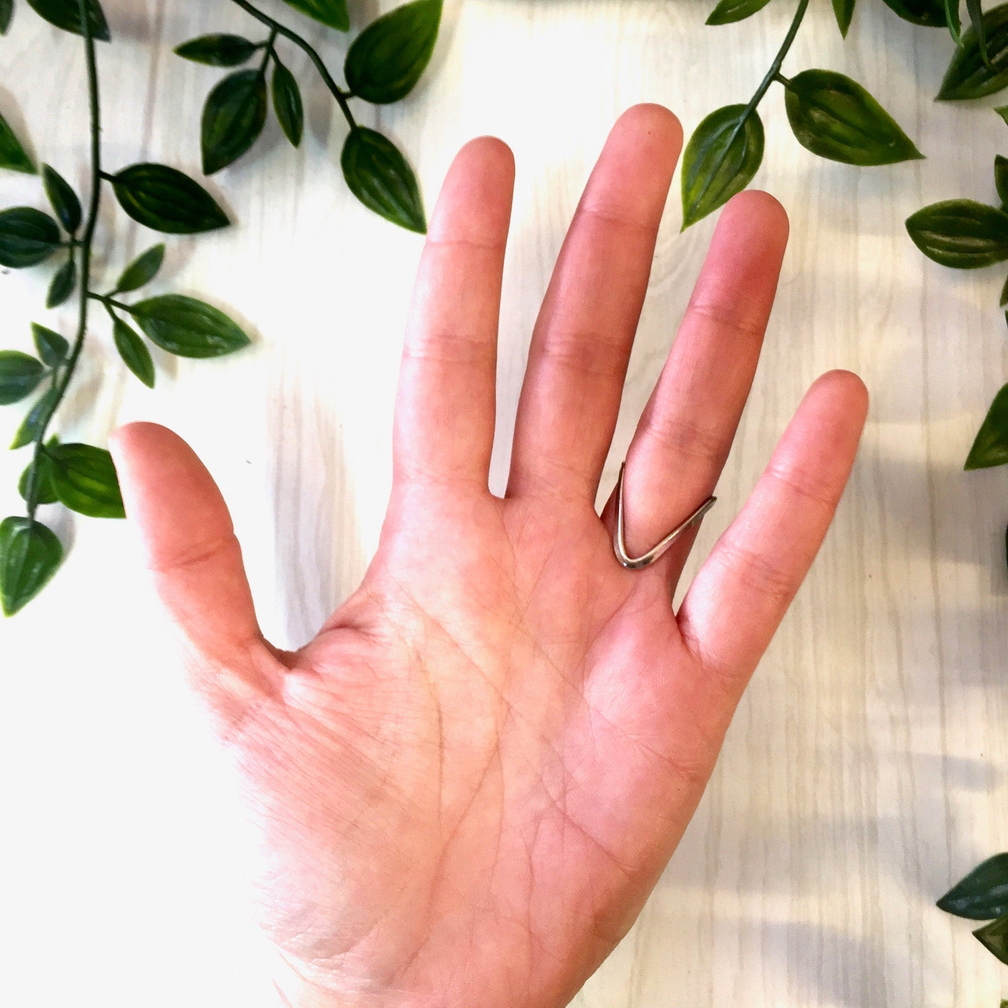 Vintage Silver Ring, Vintage Jewlery, Sterling Silver, Abstract Jewelry, Midi Ring, Simple, Minimal, 925, Mother's Day Gift, Funky Jewelry