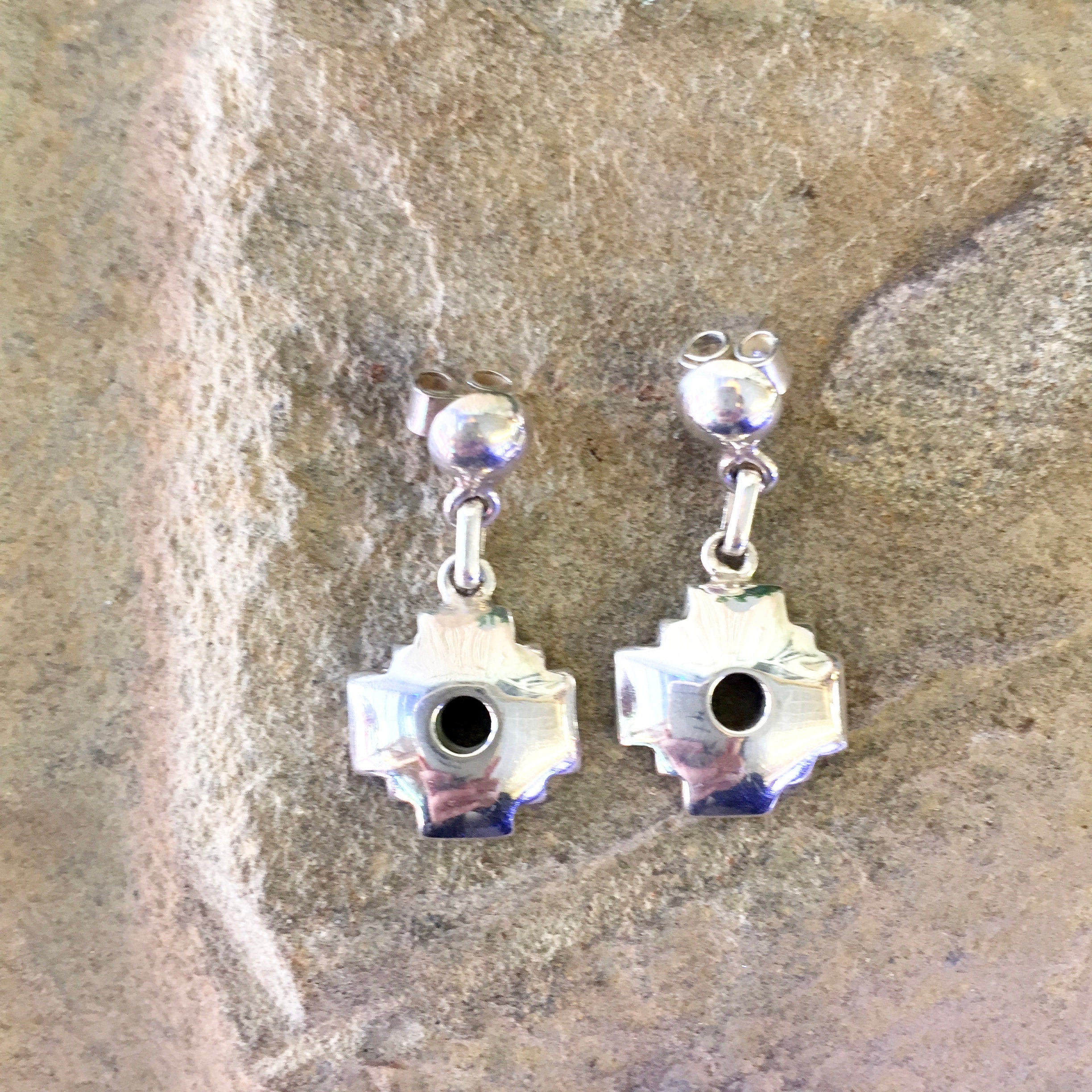Vintage Silver Necklace, Silver Earrings, Vintage Jewelry, Jewelry Set, Abstract Jewelry, 925, 950, Necklace and Earrings, Gift Set,