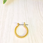 Vintage Hoop Earrings | Gold Tone Earrings | Small Hoops | Gold Hoops | Vintage Jewelry | Gold | Costume Jewelry | Valentines Day | Earrings