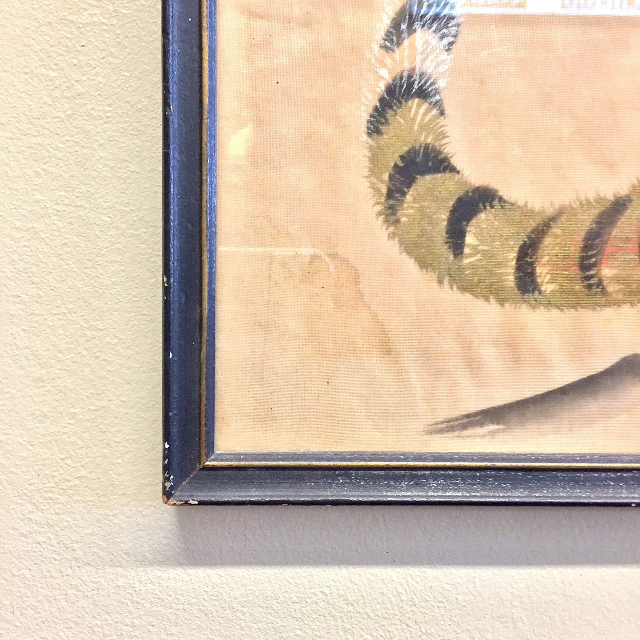 Vintage Tiger Wall Art | Japanese Painting | Tiger | Framed Art | Wall Hanging | Wall Decor | Vintage Home Decor | Painting | Art