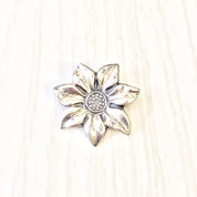 Vintage Flower Brooch | Vintage Jewelry | Sterling Silver Pin | Small Brooch | Flower Jewelry | Sterling Silver | Brooch | Pin | Flower