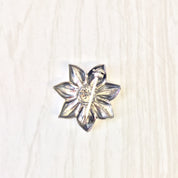 Vintage Flower Brooch | Vintage Jewelry | Sterling Silver Pin | Small Brooch | Flower Jewelry | Sterling Silver | Brooch | Pin | Flower