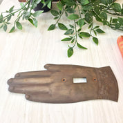 Vintage Light Plate, Switch Plate, Switch Plate Cover, Copper, Hand, Art, Light, Vintage Home Decor, Flower, Rustic, Brown, Lighting, Gift