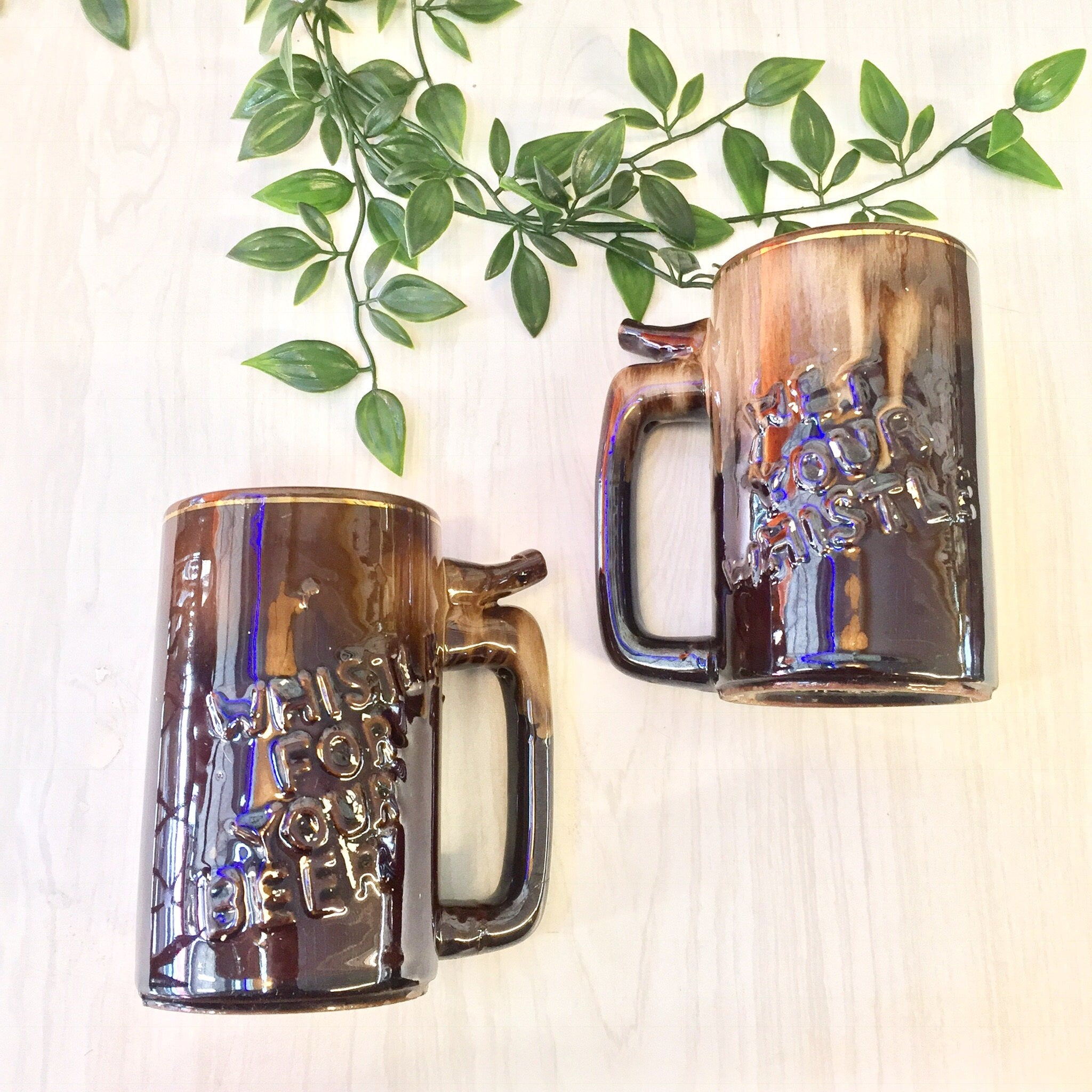 Vintage Whistle Mug | Whistle For Your Beer | Wet Your Whistle | Ceramic Mug | Vintage Home Decor | Retro Kitchen Decor | Beer Stein | Mug