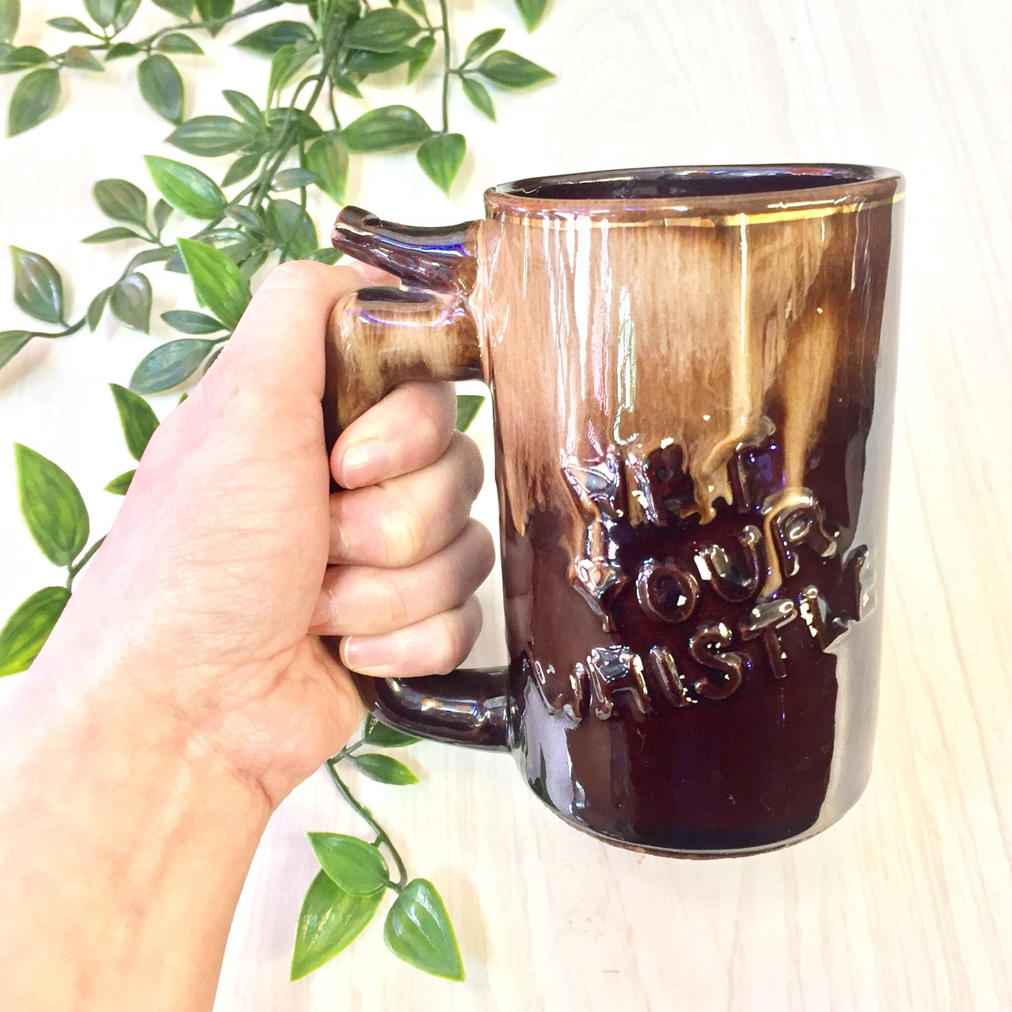Vintage Whistle Mug | Whistle For Your Beer | Wet Your Whistle | Ceramic Mug | Vintage Home Decor | Retro Kitchen Decor | Beer Stein | Mug