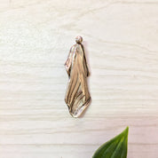 Vintage Silver Brooch, Sterling Silver, Vintage Jewelry, Abstract Jewelry, Vintage Pin, Brooch, Woman Figure, Cloaked Figure, Ghost, Gift