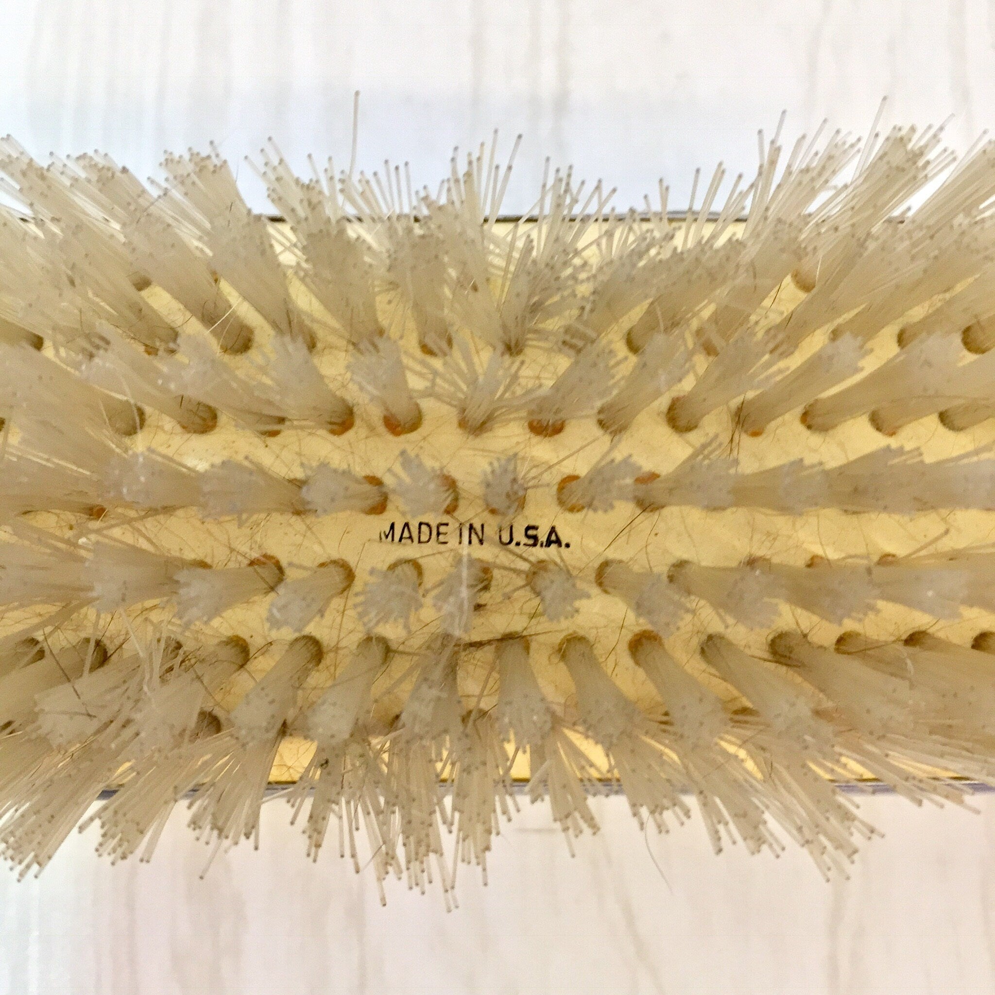 Vintage Clothes Brush, Suit Brush, Clothing Brush, Black and Chrome, Bristle Brush, Wardrobe Brush, Vintage, Grooming, Lint Brush, MCM