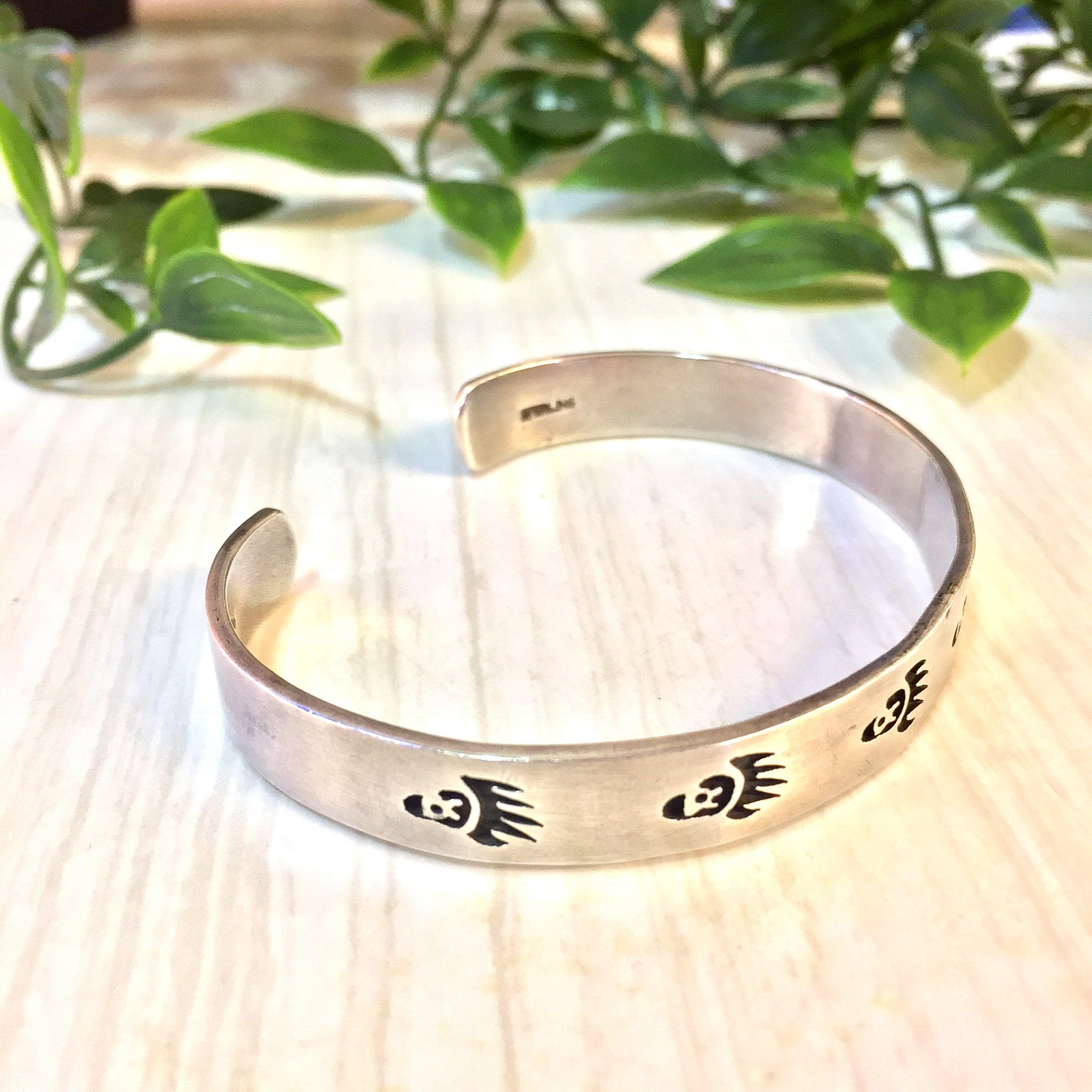 Vintage Silver Bracelet | Silver Cuff Bracelet | Bear Paw Bracelet | Native American Jewelry | Vintage Jewelry | Bear Paw | Valentines Day