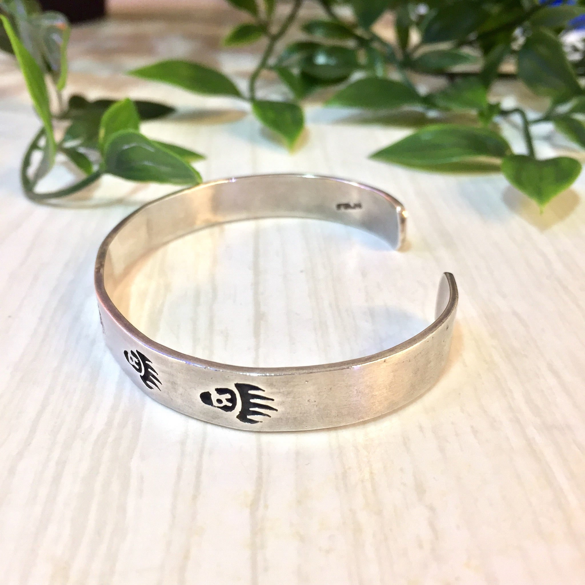 Vintage Silver Bracelet | Silver Cuff Bracelet | Bear Paw Bracelet | Native American Jewelry | Vintage Jewelry | Bear Paw | Valentines Day