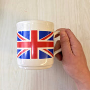Vintage Mug, British Flag, United Kingdom Mug, Ceramic Mug, Coffee, Tea, Gift for Mom, Mother's Day Gift, Made in England, Flag Mug, Kitchen