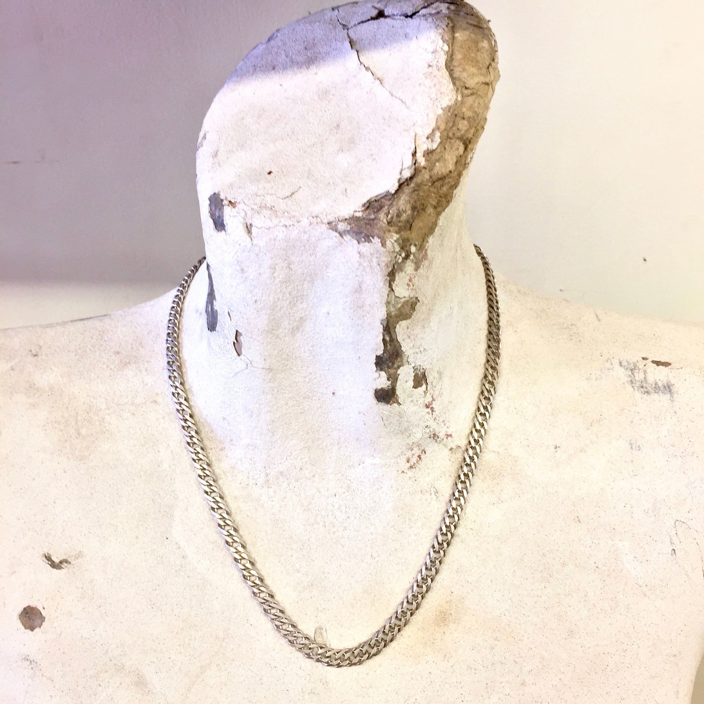 Vintage Silver Chain, Sterling Silver, Vintage Jewelry, Made in Italy, Chain Link, Sturdy Chain, Chain, Necklace, Vintage Necklace, 925