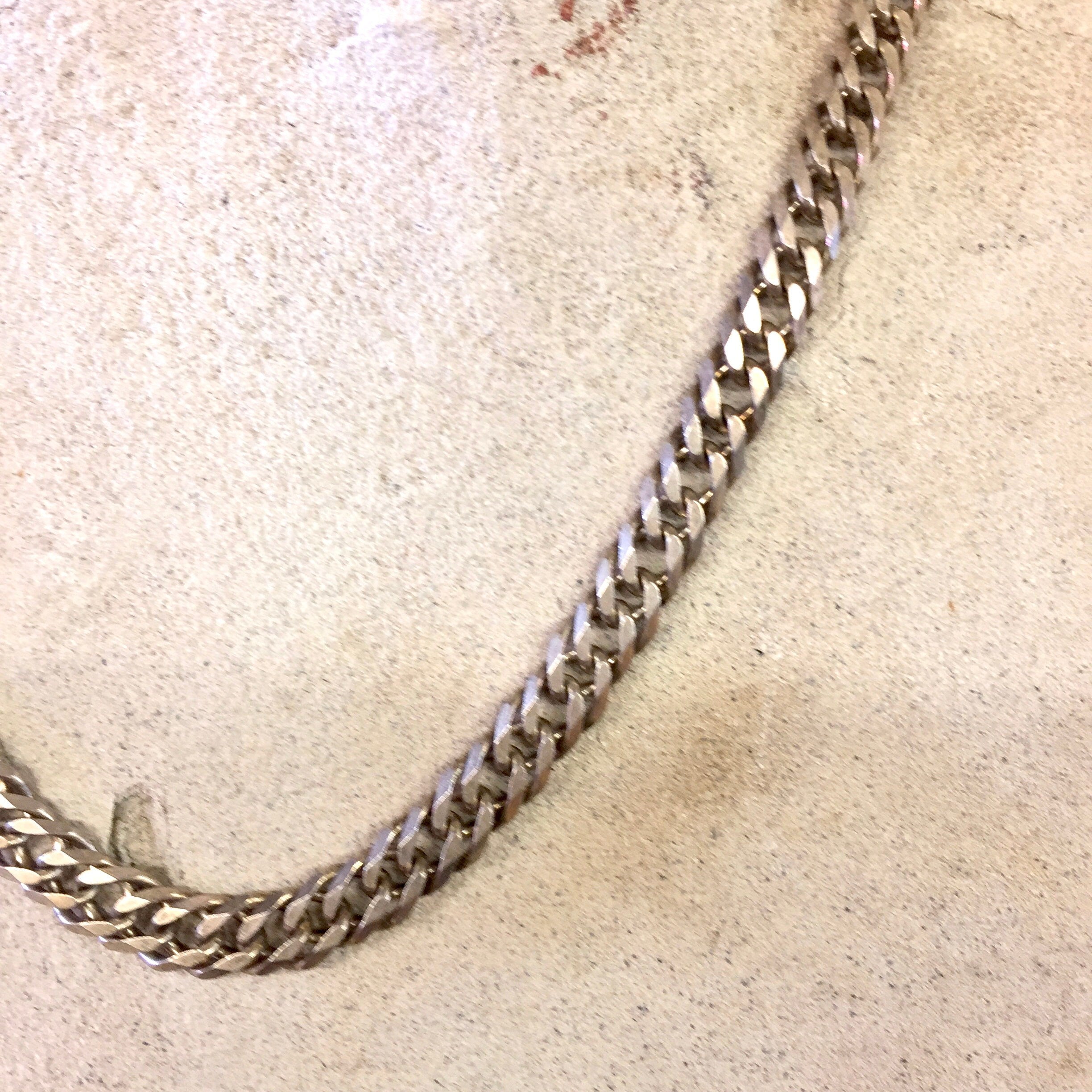 Vintage Silver Chain, Sterling Silver, Vintage Jewelry, Made in Italy, Chain Link, Sturdy Chain, Chain, Necklace, Vintage Necklace, 925