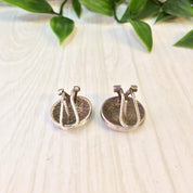 Vintage Silver Earrings | Abalone Earrings | Mother of Pearl | Vintage Jewelry | Earrings | Mosaic Jewelry | Abalone Shell | Valentines Day