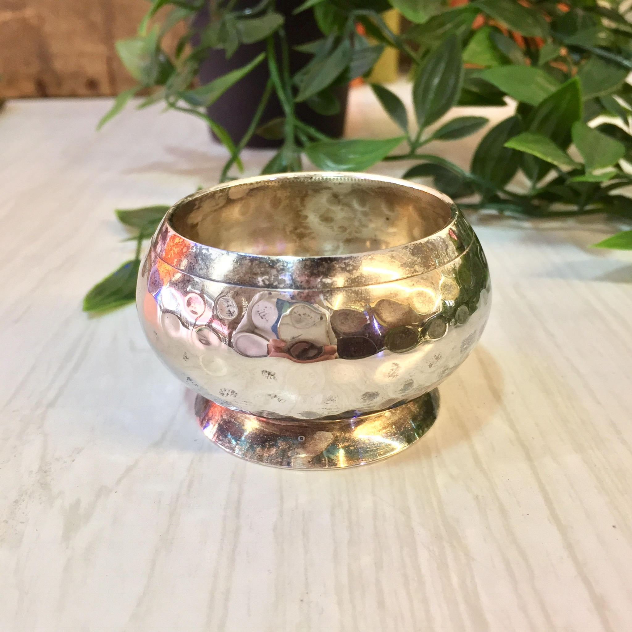 Vintage Home Decor | Metal Incense Holder | Incense Burner | Hammered Metal | Incense | Small Metal Pot | Bohemian Home Decor |Hand Hammered
