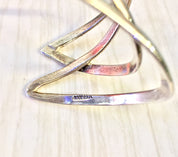 Vintage Silver Bracelet | Cuff Bracelet | Vintage Jewelry | Abstract Jewelry | Sterling Silver | Bracelet | Cuff | Vintage Silver | Jewelry