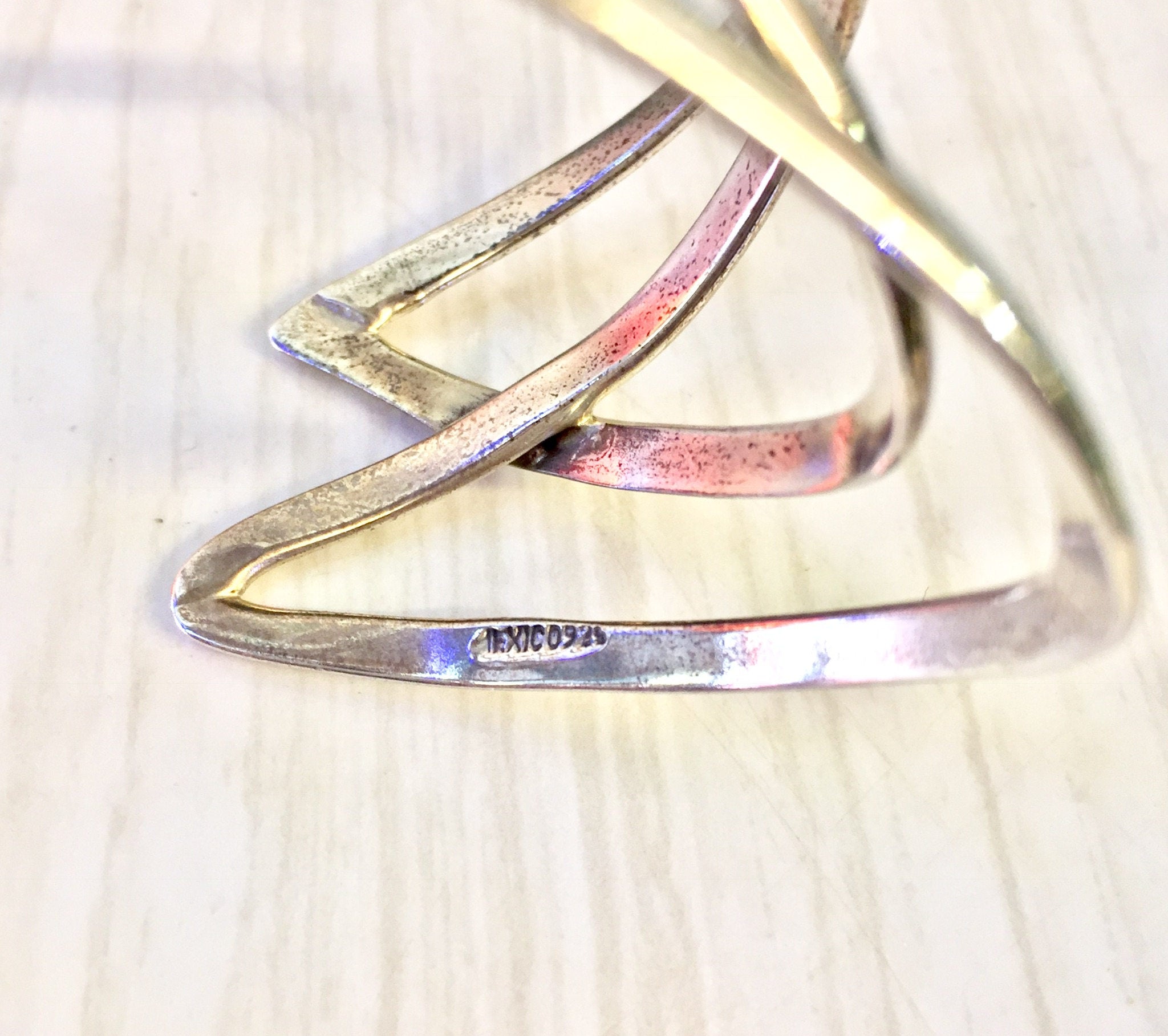 Vintage Silver Bracelet | Cuff Bracelet | Vintage Jewelry | Abstract Jewelry | Sterling Silver | Bracelet | Cuff | Vintage Silver | Jewelry