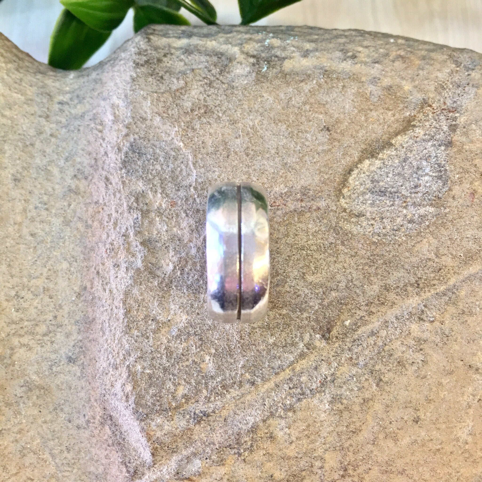 Vintage Silver Ring, Sterling Silver, Vintage Jewelry, Wedding Band, Wedding For Him, Grooms Ring, Gift for Dad, 925, Simple Band Ring