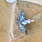 Vintage Silver Brooch, Sterling Silver, Vintage Jewelry, Butterfly Brooch, Abalone Jewelry, Butterfly, Vintage Pin, Butterfly Pin, Purple