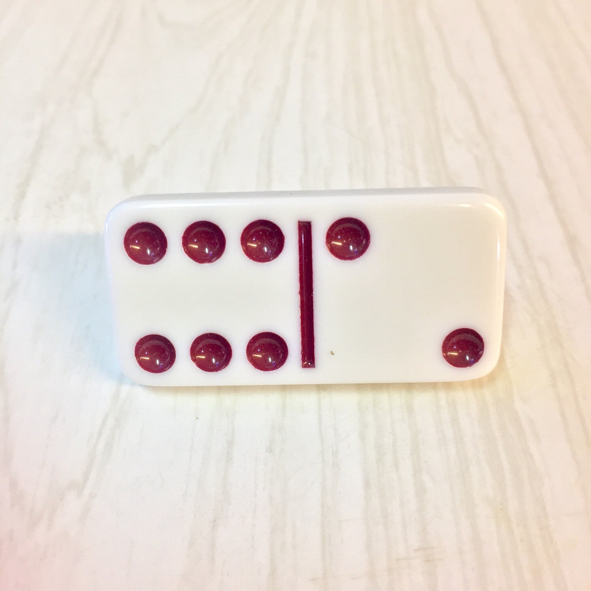 Vintage Ring, Domino Ring, Dominos, Game Ring, Domino Tile, Costume Jewelry, Statement Ring, Plastic Ring, Adjustable Ring, Game Tile, Ring