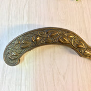 Antique Crumb Dustpan, Butlers Dustpan, Art Nouveau Style, Crumb Dustpan, Ornate Dustpan, Brush, Copper, Brass, Antique Dustpan, Crumb Brush