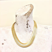 Vintage Necklace | Gold Tone | Gold Necklace | Vintage Jewelry | Statement Necklace | Link Necklace | Costume Jewelry | Valentines Day