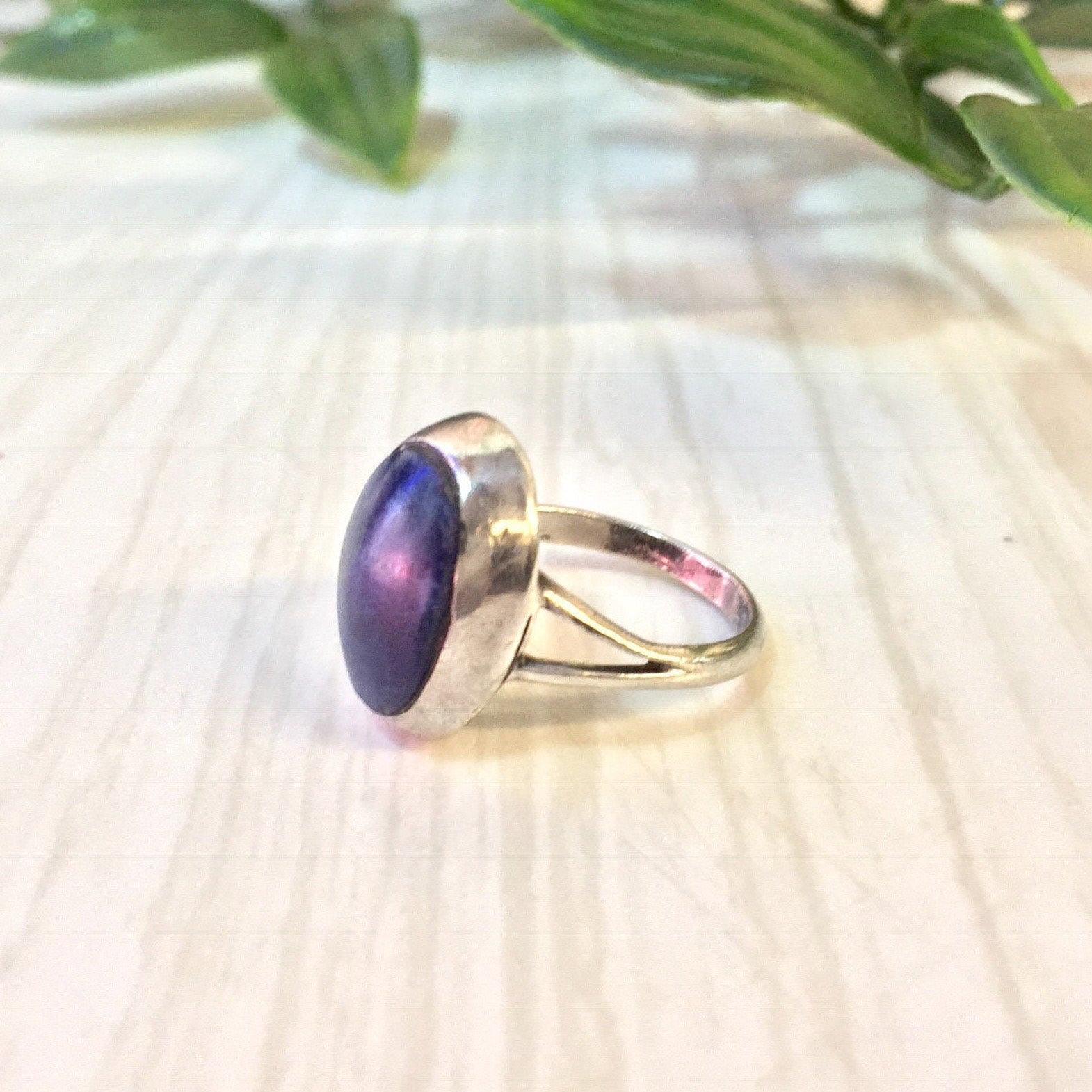 Blue Lapis Ring | Vintage Ring | Vintage Jewelry | Sterling Silver | Silver Ring | Blue Stone | Blue Lapis | Lapis Jewelry | Sterling Ring