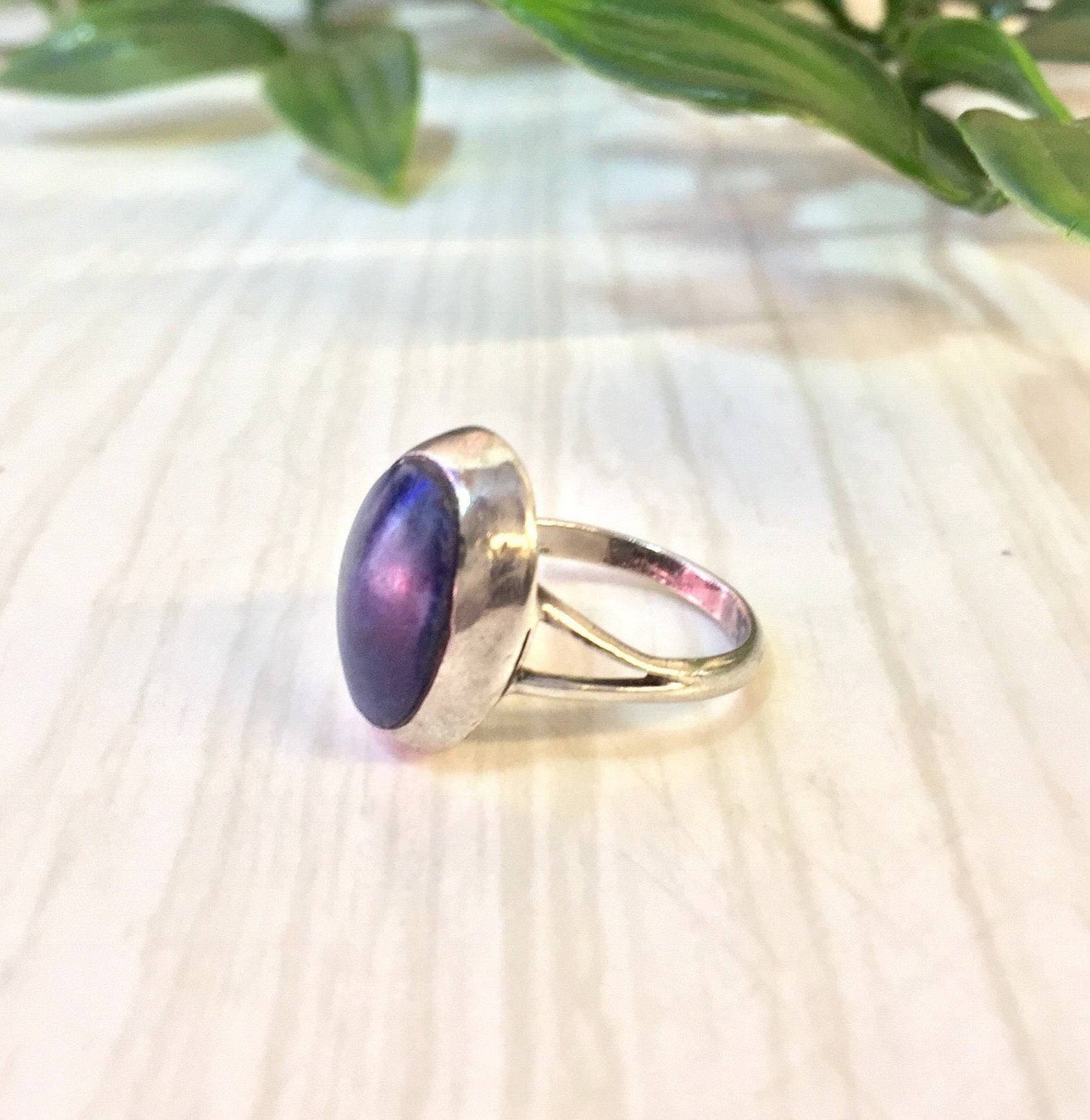 Blue Lapis Ring | Vintage Ring | Vintage Jewelry | Sterling Silver | Silver Ring | Blue Stone | Blue Lapis | Lapis Jewelry | Sterling Ring