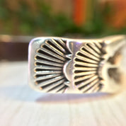 Vintage Hopi Cuff | Silver Cuff Bracelet | Hopi Jewelry | Sun | Moon | Stars | Stamped Cuff | Rare Hopi Cuff | Vintage Jewelry | Gift Idea