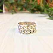 Vintage Silver Ring | Vintage Jewelry | Sterling Silver | Mexican Jewelry | 925 | Ring | Vintage Silver | Stacked Ring | Ball Ring | Gift