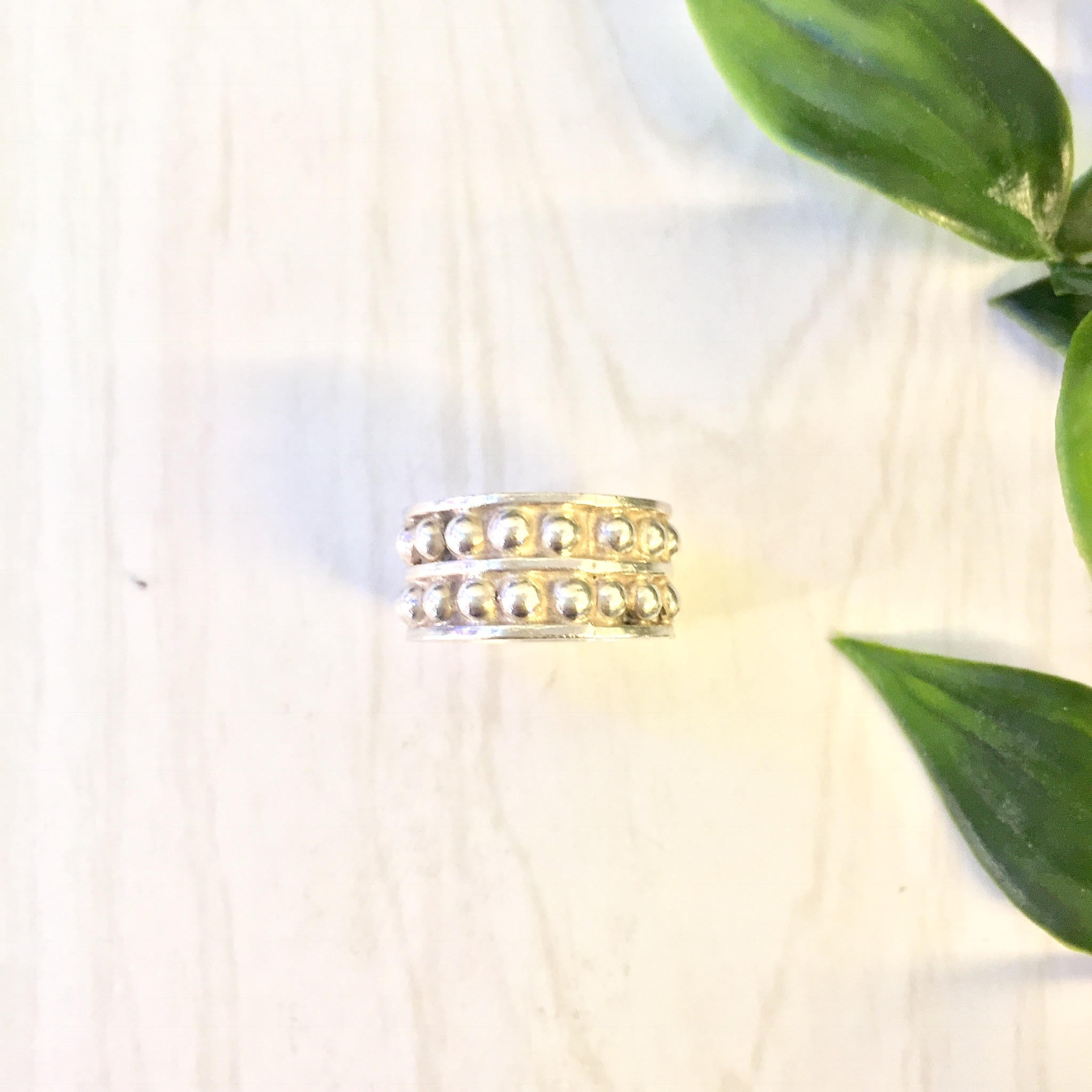 Vintage Silver Ring | Vintage Jewelry | Sterling Silver | Mexican Jewelry | 925 | Ring | Vintage Silver | Stacked Ring | Ball Ring | Gift