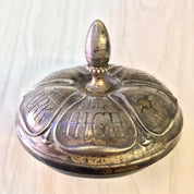 Antique Toy Top by Gorham, Antique Gorham Silver, Gorham Spinning Top, Realtor Spinning Top, Game, Toy, Top, Sterling Silver, Ebony, Fortune
