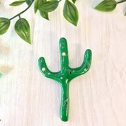 Vintage Cactus Brooch, Cactus Pin, Vintage Jewelry, Vintage Brooch, Green Cactus, Plant Lover, Crazy Plant Lady, Vintage Pin, Wooden Pin