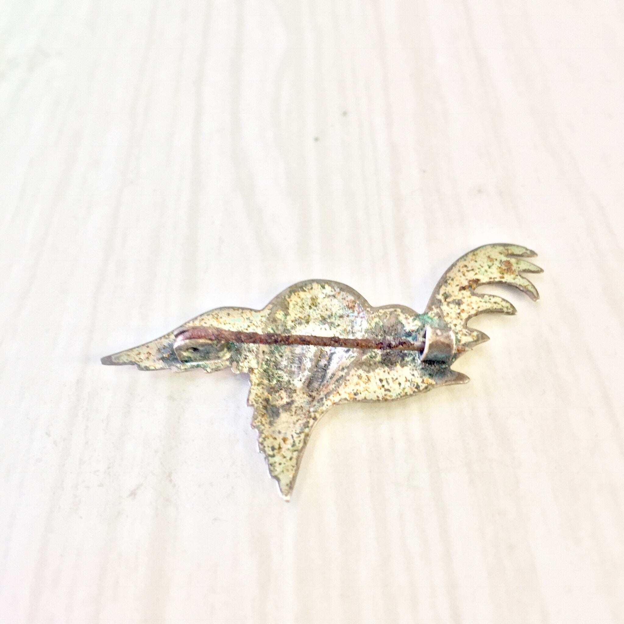 Vintage Silver Brooch, Vintage Jewelry, Bird Brooch, Sterling Silver, Small Pin, Bird Jewelry, Silver Brooch, Vintage Brooch, Gift for Mom