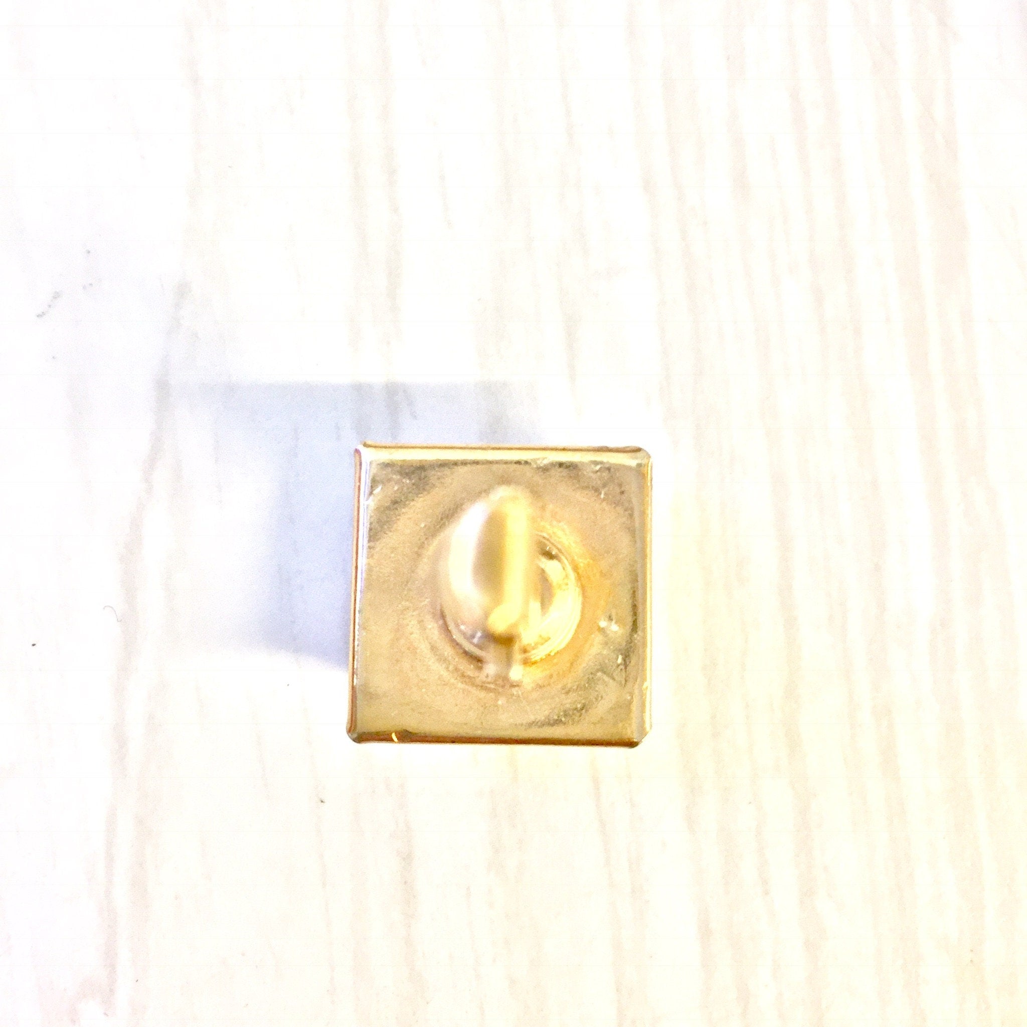 Vintage Cufflinks, Mensear, Suit Accessories, Gold Cufflinks, Black, Gold, Yellow, Gift for Dad, Groom, Groomsman, Square Cufflinks, Bubble