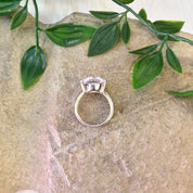 Vintage Silver Ring, Vintage Jewelry, Sterling Silver, Engagement Ring, Statement Jewelry, Cocktail Ring, Wedding Jewelry, Diamond, Gift
